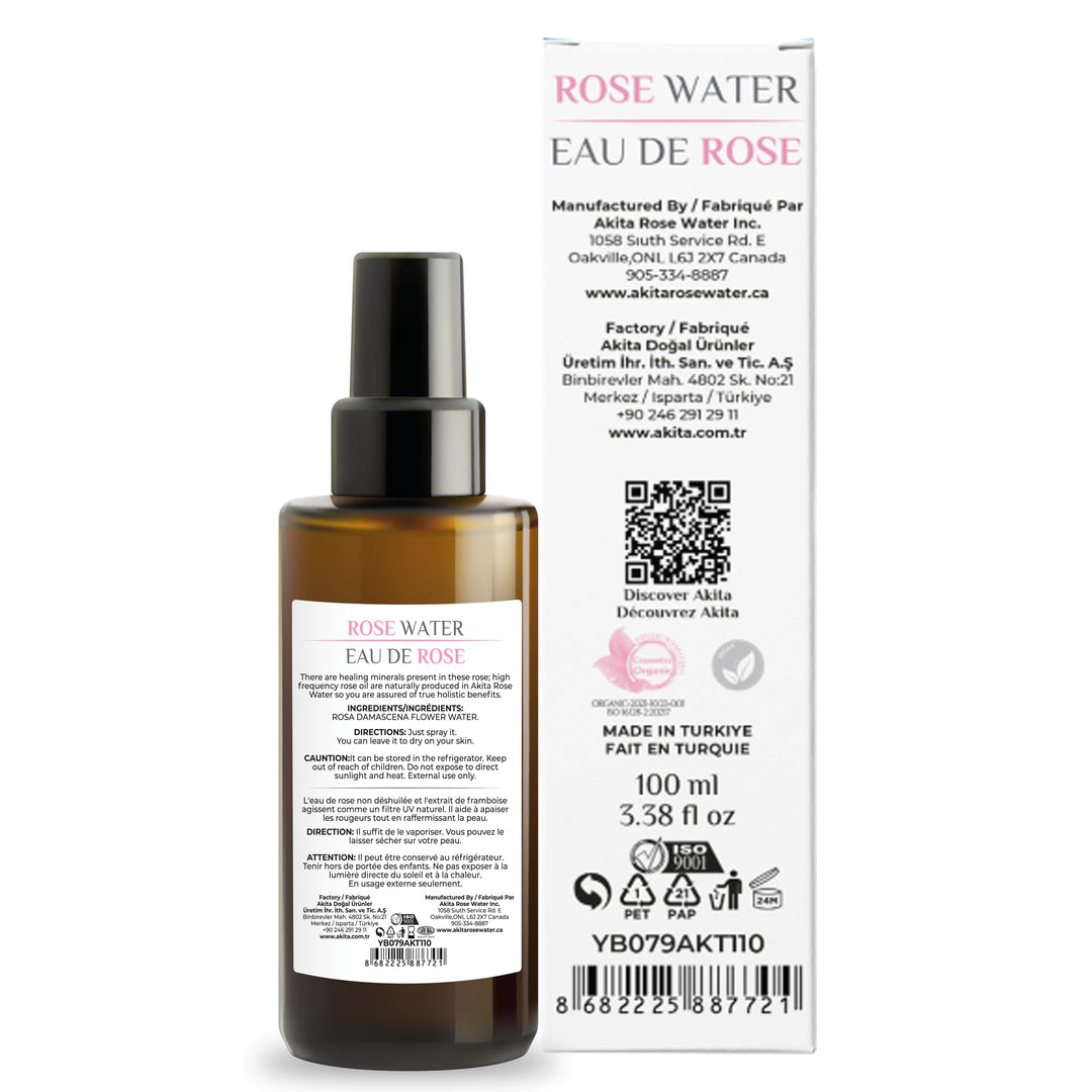 Akita - All Natural Rose Water, 100ml - Image 6