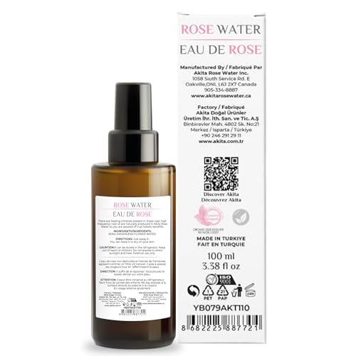 Akita - All Natural Rose Water, 100ml - Image 4