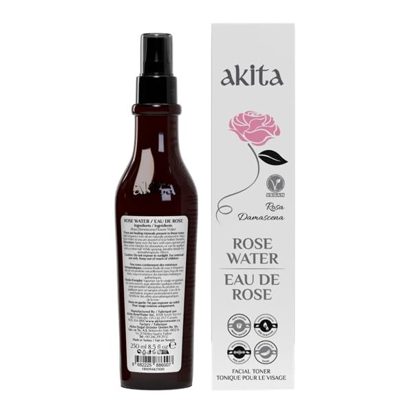 Akita - All Natural Rose Water, 250ml - Image 4