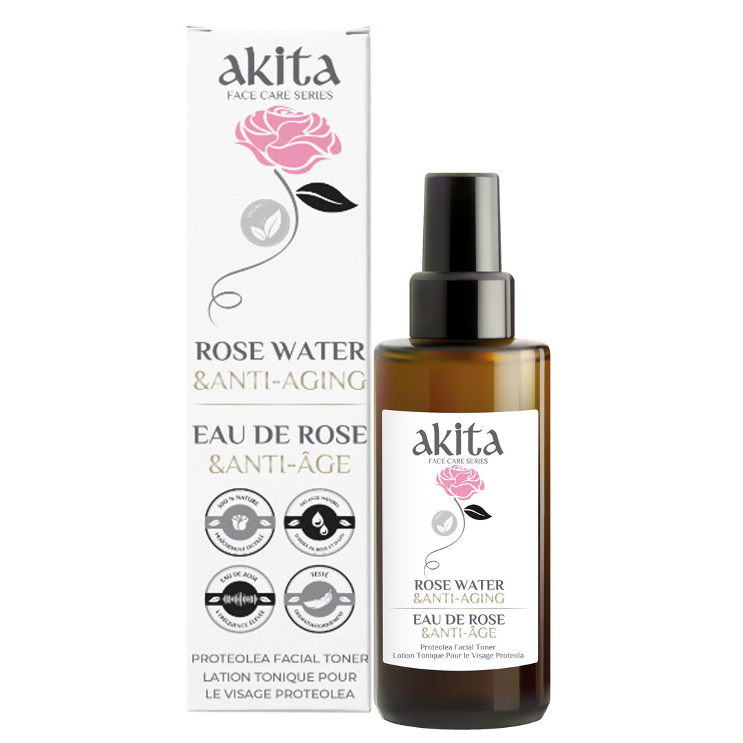 Akita - All Natural Rose Water, Anti-Aging, 100ml - Image 3
