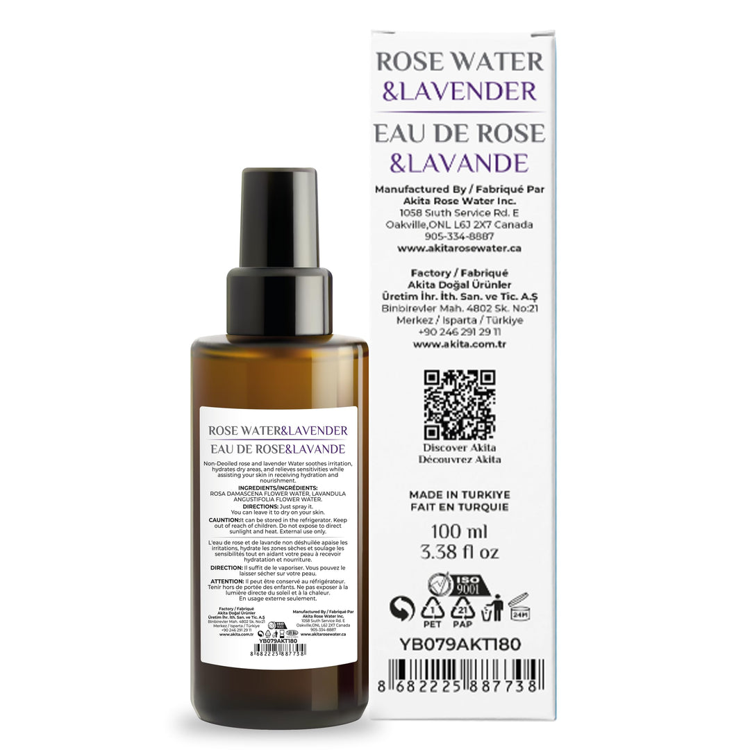 Akita - All Natural Rose Water with Lavender, 100ml - Image 6