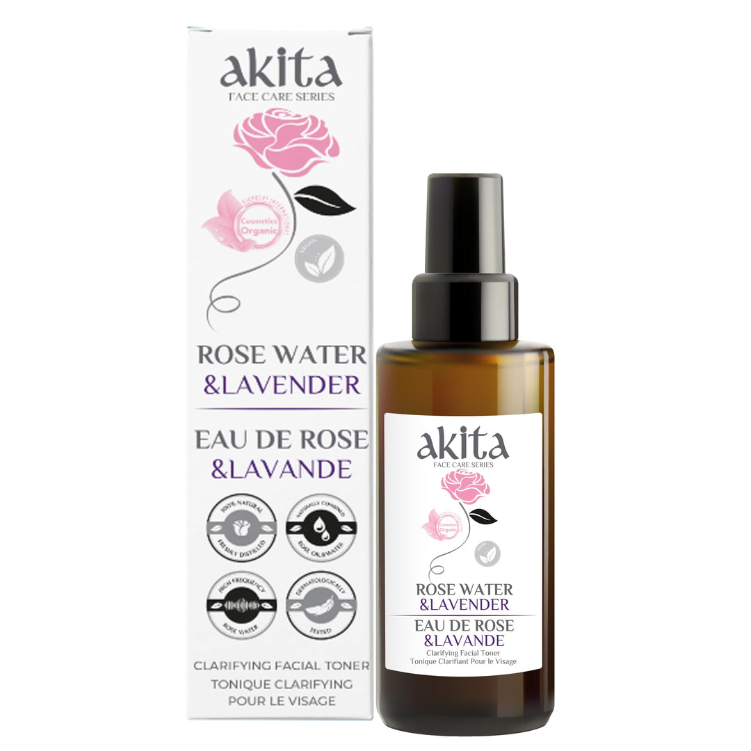 Akita - All Natural Rose Water with Lavender, 100ml - Image 3