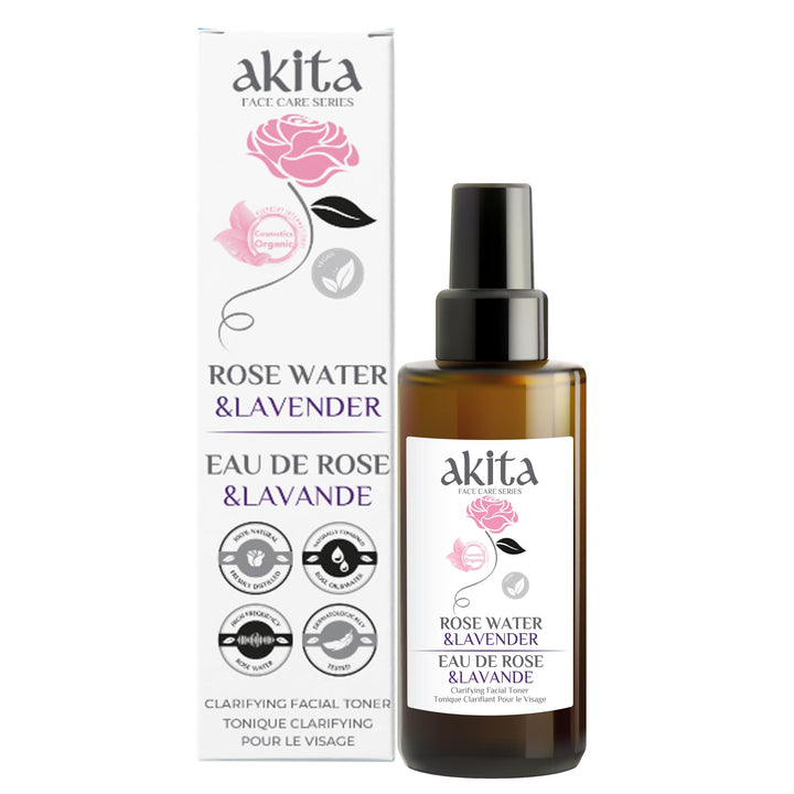 Akita - All Natural Rose Water with Lavender, 100ml - Image 3