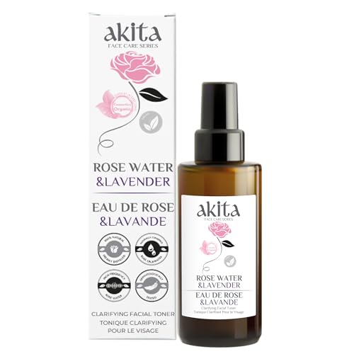 Akita - All Natural Rose Water with Lavender, 100ml - Image 1