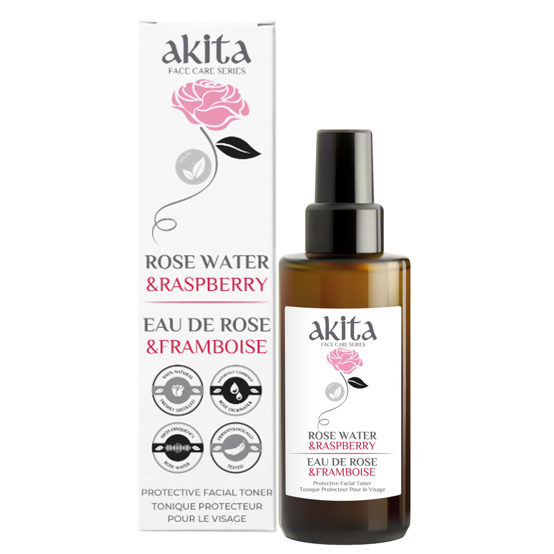 Akita - All Natural Rose Water with Raspberry, 100ml - Image 3