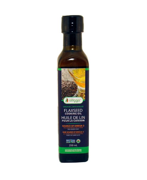 Alligga - Org Flaxseed Cooking Oil 250ml - Image 1