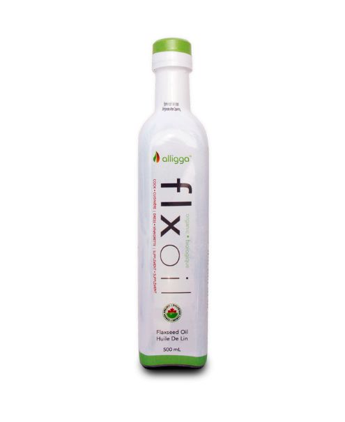Alligga - Org Flaxseed Cooking Oil 500ml - Image 1