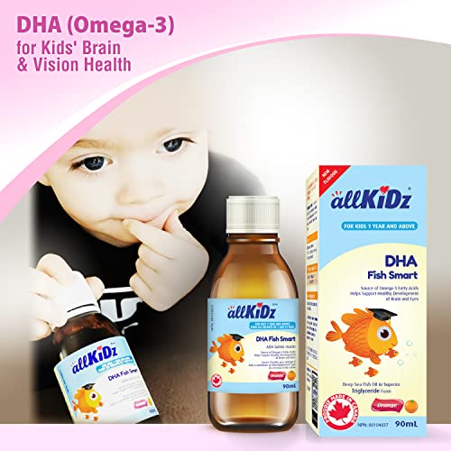 Allkidz - DHA Fish Smart, 90ml - Image 8