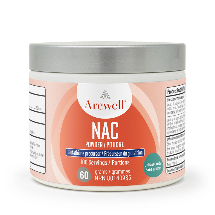 Arcwell - Nac (N-Acetyl-L-Cysteine), 600mg/90caps - Image 1