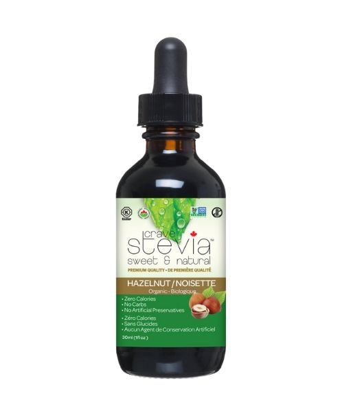 Crave Stevia - Hazelnut Liq. Stevia 30ml - Image 1