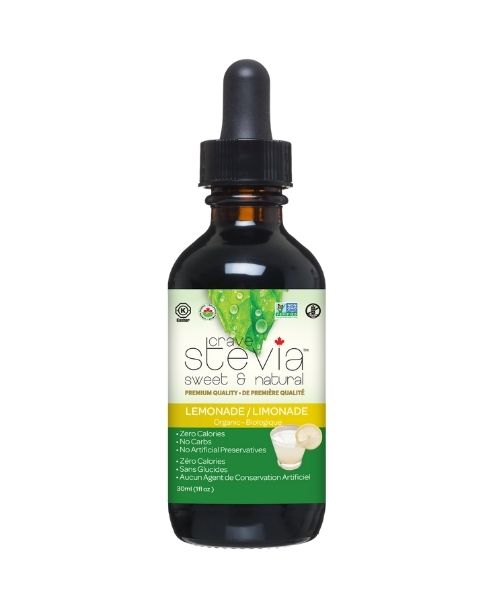 Crave Stevia - Lemonade Liq. Stevia 30ml - Image 1