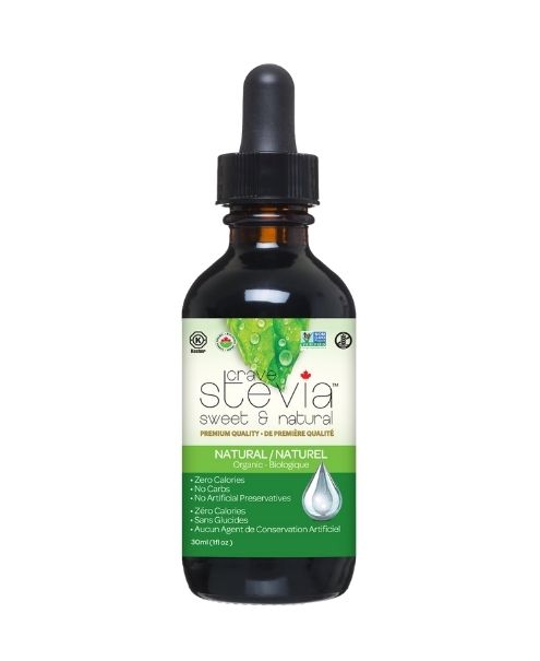 Crave Stevia - Natural Liq. Stevia 30ml - Image 1
