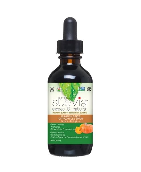 Crave Stevia - Pumpkin Spice Liq. Stevia 30ml - Image 1