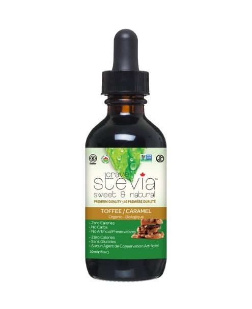 Crave Stevia - Toffee Liq. Stevia 30ml - Image 1