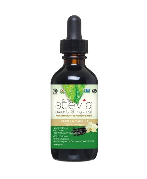 Crave Stevia - Vanilla Liq. Stevia 30ml - Image 1