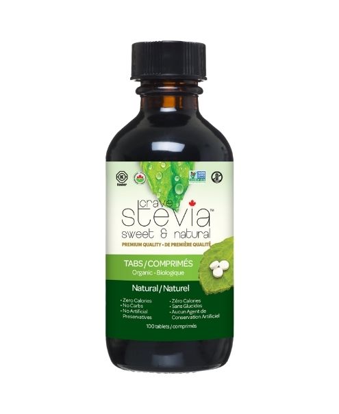 Crave Stevia - Powder Stevia 100 Tabs - Image 1
