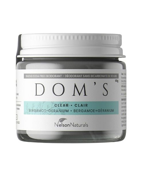 Doms Naturals - Clear Baking Soda Free Deodor. 65ml - Image 1