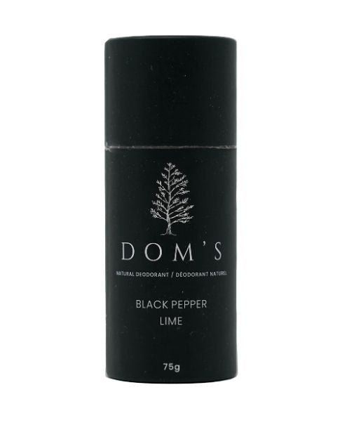 Doms Naturals - Black Pepper/Lime Stick Deodor. 75g - Image 1