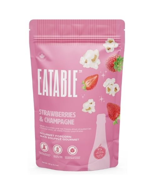 Eatable Foods Inc. - Strawb & Champagne, 125g/12pk - Image 1