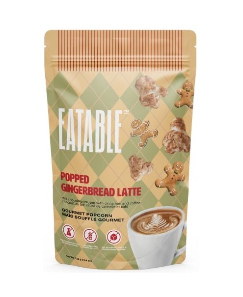 Eatable Foods Inc. - Popped Gingerbread Latte, 108g/6pk - Image 1