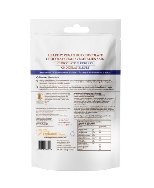 Eatgood Feelgood - Blueberry  Chocolate, 250g - Image 2