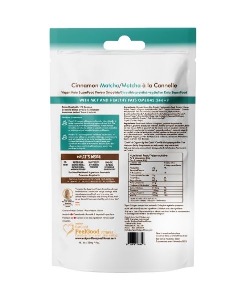 Eatgood Feelgood - Cinnamon Matcha, 250g - Image 2