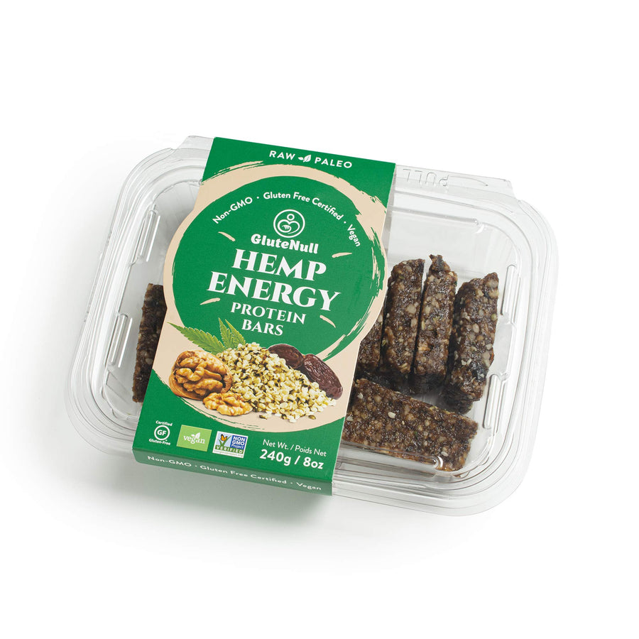 Glutenull - Raw Hemp Energy Bar,240g - Image 1
