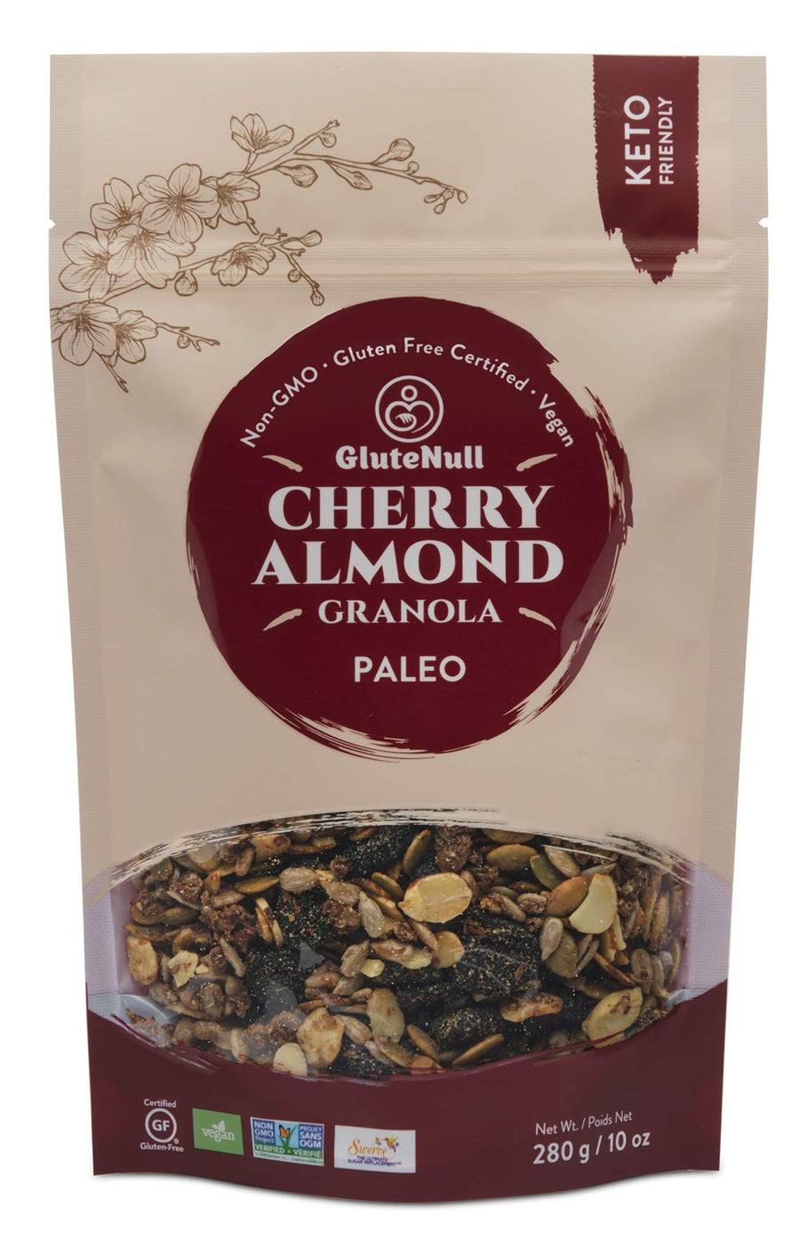 Glutenull - Cherry Almond Granola,280g - Image 1