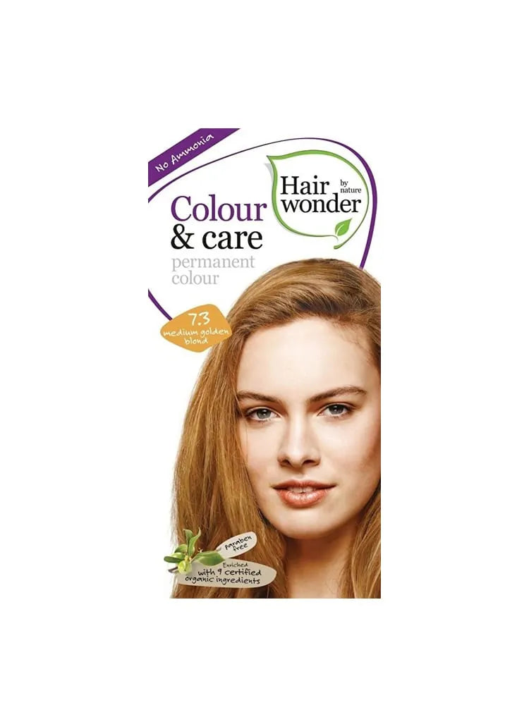 Hairwonder - Medium Golden Blond 7.3, 100ml - Image 1