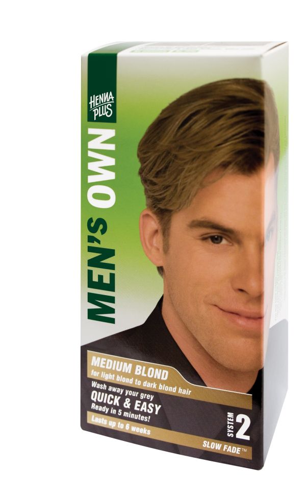 Hennaplus - Men's Own Medium Blond, 80ml - Image 1