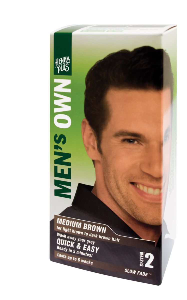 Hennaplus - Men's Own Medium Brown, 80ml - Image 1