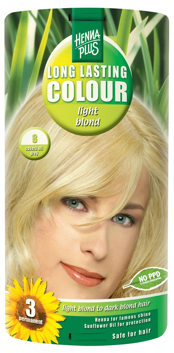 Hennaplus - Light Blond 8, 100ml - Image 1