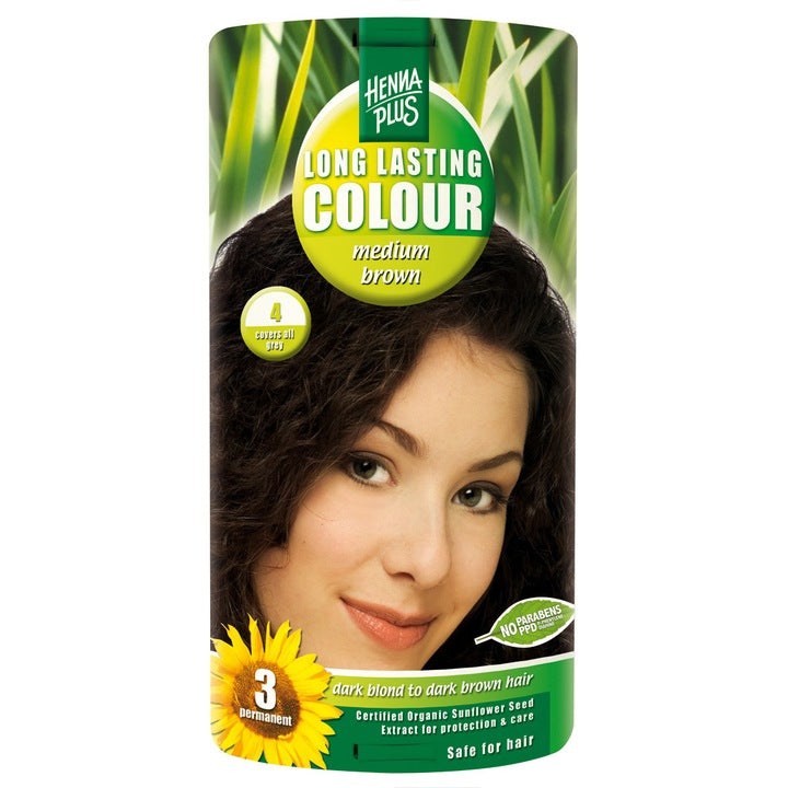 Hennaplus - Medium Brown 4, 100ml - Image 1