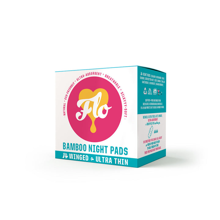 Here We Flo - Flo Pads Night, W/Wings (14 Pads) - Image 2
