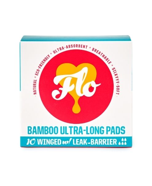 Here We Flo - Flo Pads Ultra-Long, W/Wings (10 Pads) - Image 1