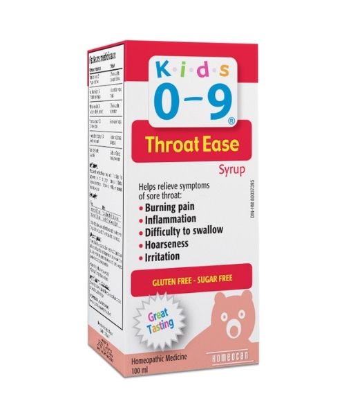 Homeocan - Kids 0-9 Throat Ease 100ml - Image 1
