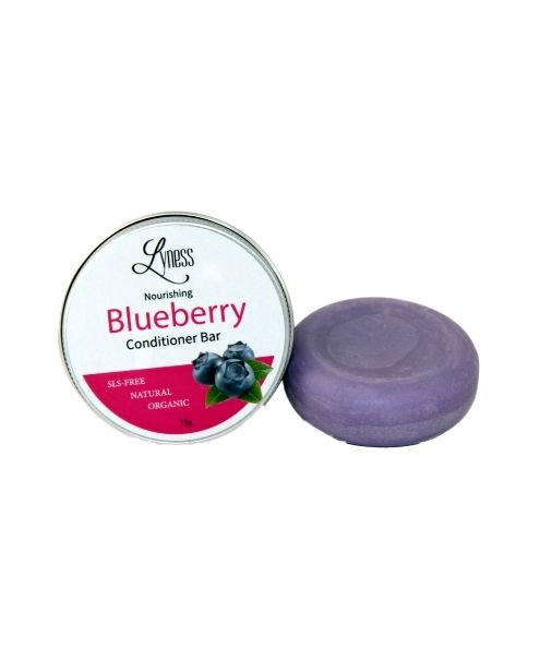 Lyness Beauty - Blueberry Conditioner Bar, 75g - Image 1