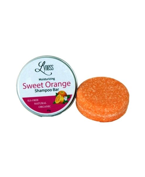 Lyness Beauty - Sweet Orange Shampoo Bar, 65g - Image 1