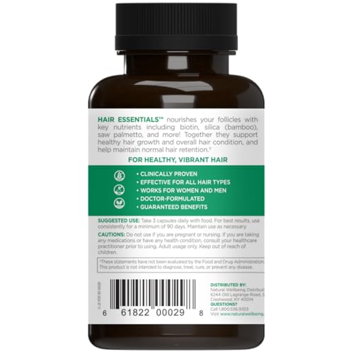 Natural Wellbeing - Hair Essentials (90caps) - Image 5