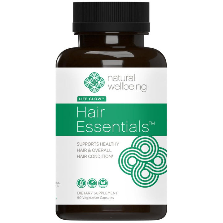 Natural Wellbeing - Hair Essentials (90caps) - Image 1
