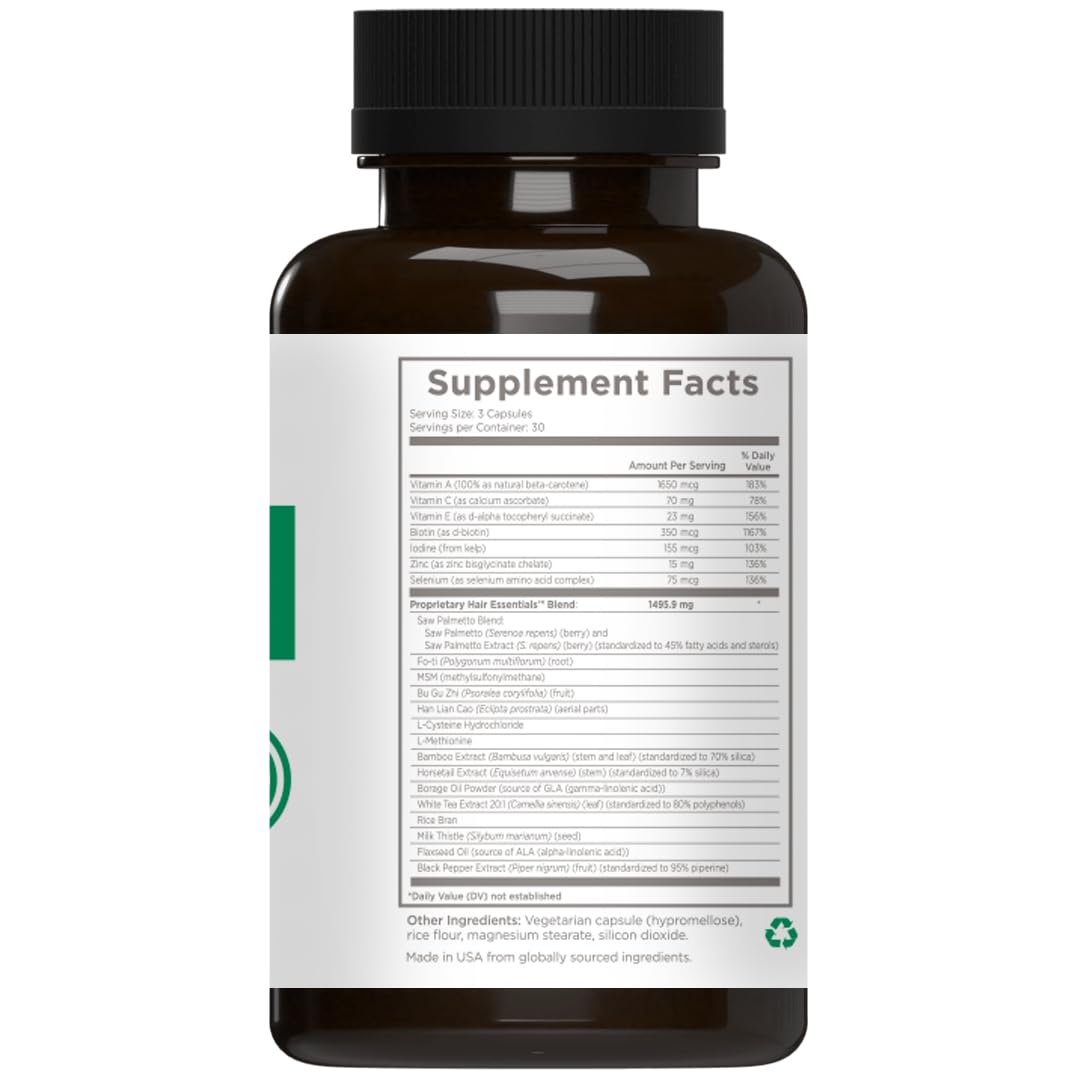 Natural Wellbeing - Hair Essentials (90caps) - Image 7