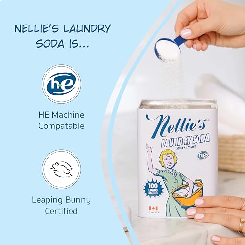 Nellie's - Laundry Soda (100 Load Tin Cork) - Image 4