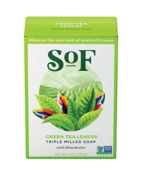 South Of France - Natural Soap Green Tea (170g) - Image 1