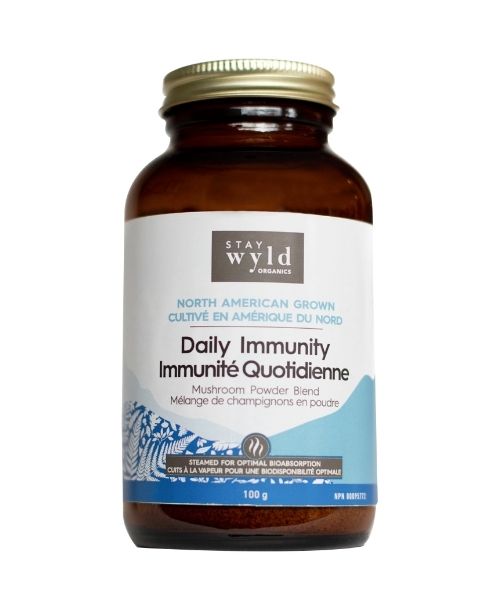 Stay Wyld Organics Ltd - Mushroom Daily Immunity Pwder (100g) - Image 1