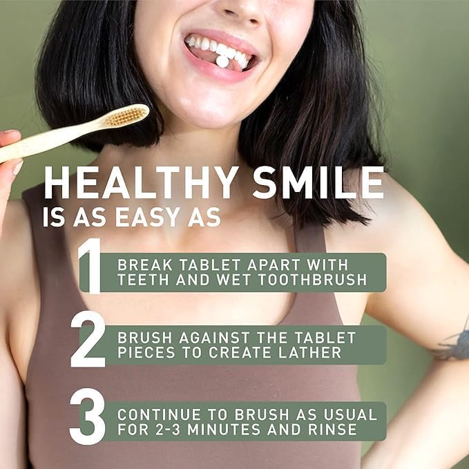 Tanit - Toothpste Tab., Frsh Mint W/Char (124tab Pch) - Image 4