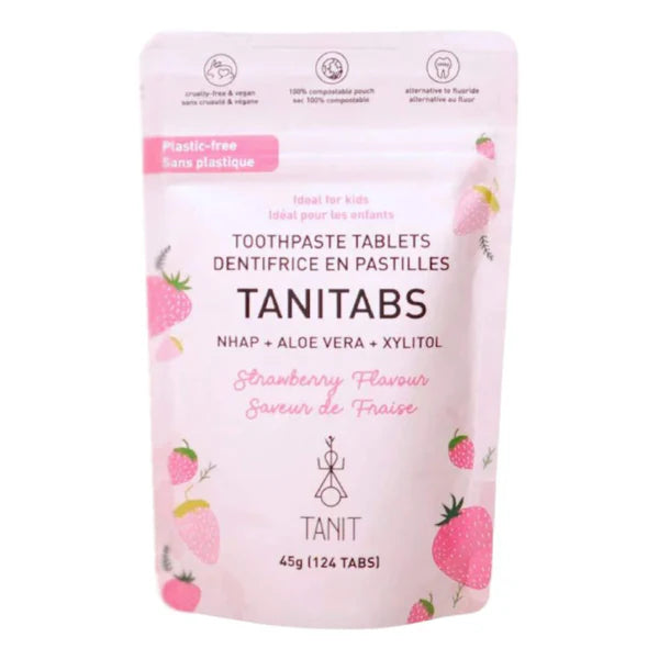 Tanit - Toothpste Tab., Strawberry (124tab Pch) - Image 1