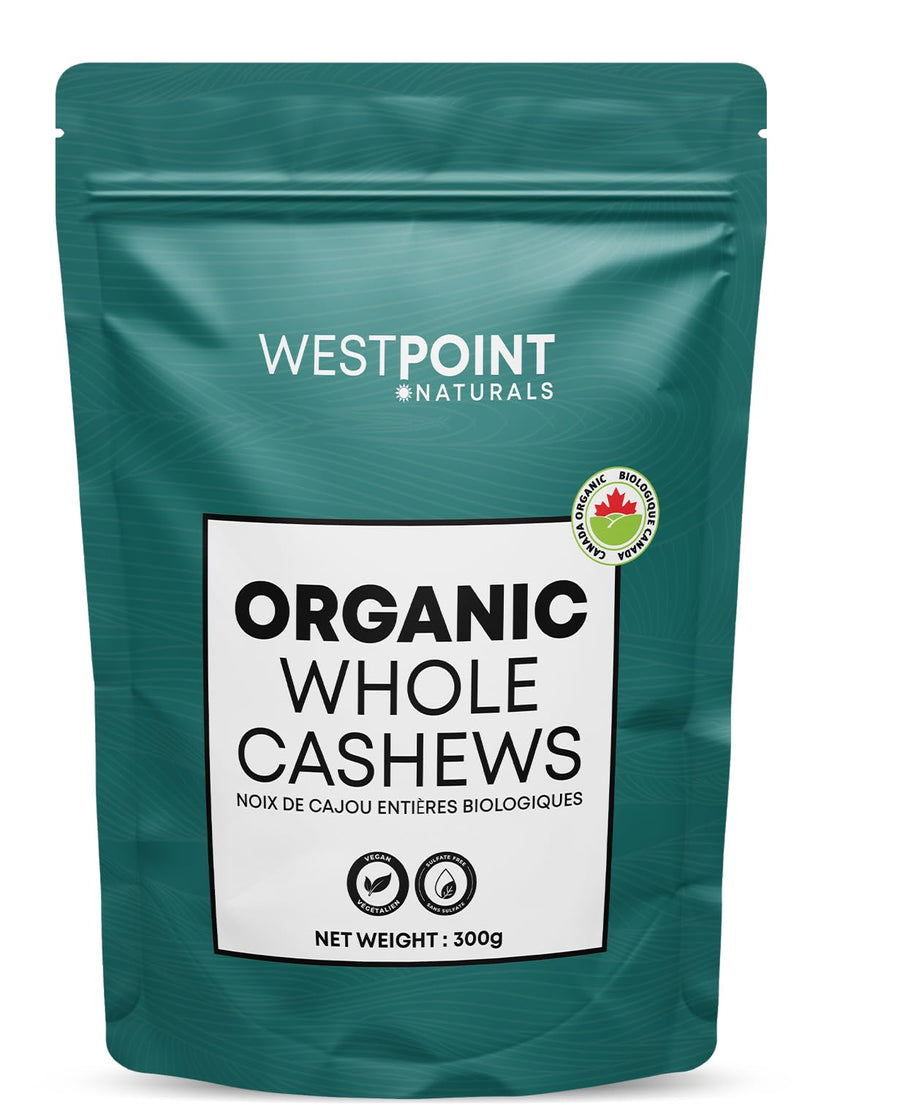 Westpoint Naturals - Organic Whole Cashews (300g/6pk) - Image 1