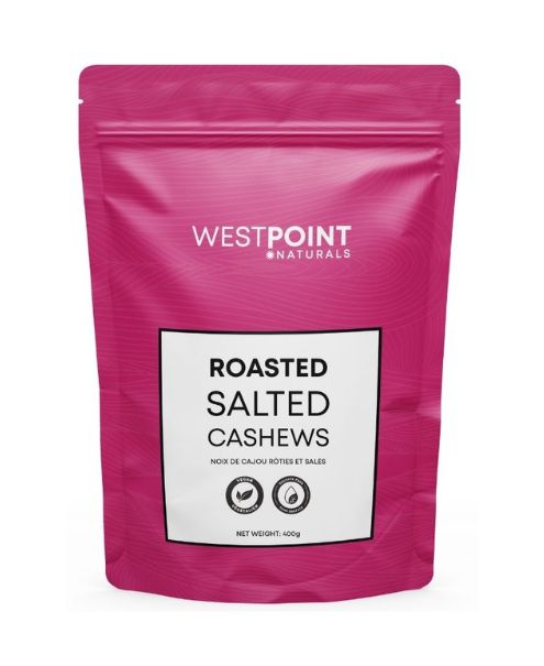 Westpoint Naturals - Roasted Salted Cashews (400g/6pk) - Image 1