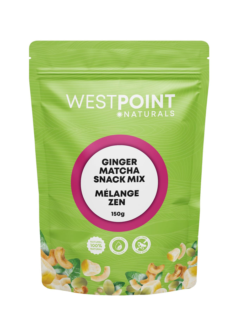 Westpoint Naturals - Ginger Matcha Snack Mix (150g/6pk) - Image 1