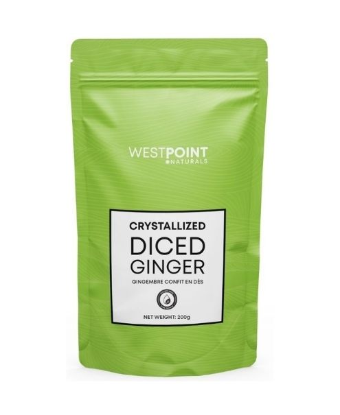 Westpoint Naturals - Crystallized Diced Ginger (200g/6pk) - Image 1